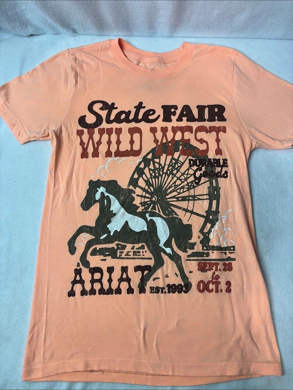Ariat State Fair Wild West graphic tee Graphic Tee Orange Size XS